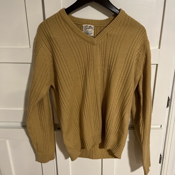 Vintage Cortini Beige Sweater - M - Picture 1 of 5